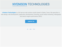 Tablet Screenshot of nyenison.com